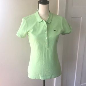 Lacoste 5 button Slim Fit Polo Size 42